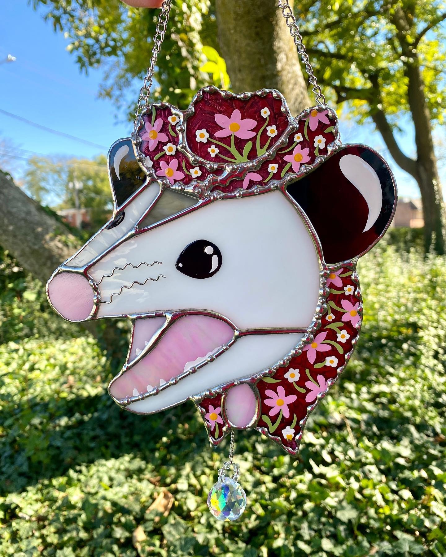 Possum Pendant Decoration Suncatcher