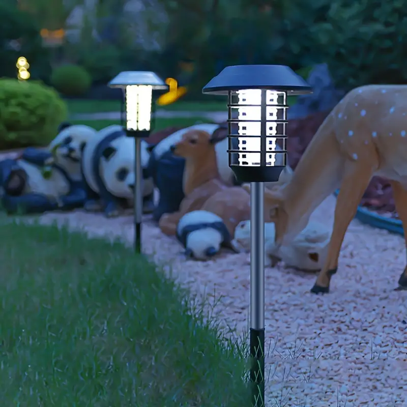 Solar-Powered Bug Zapper Lights