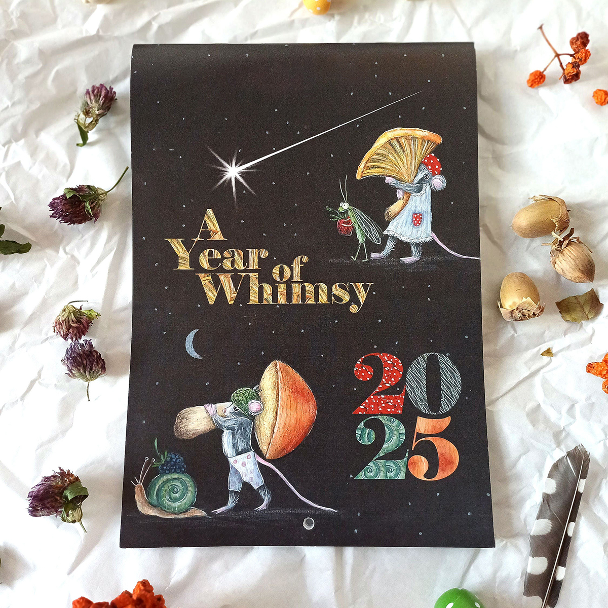 2025 Art Calendar – A Year of Whimsy