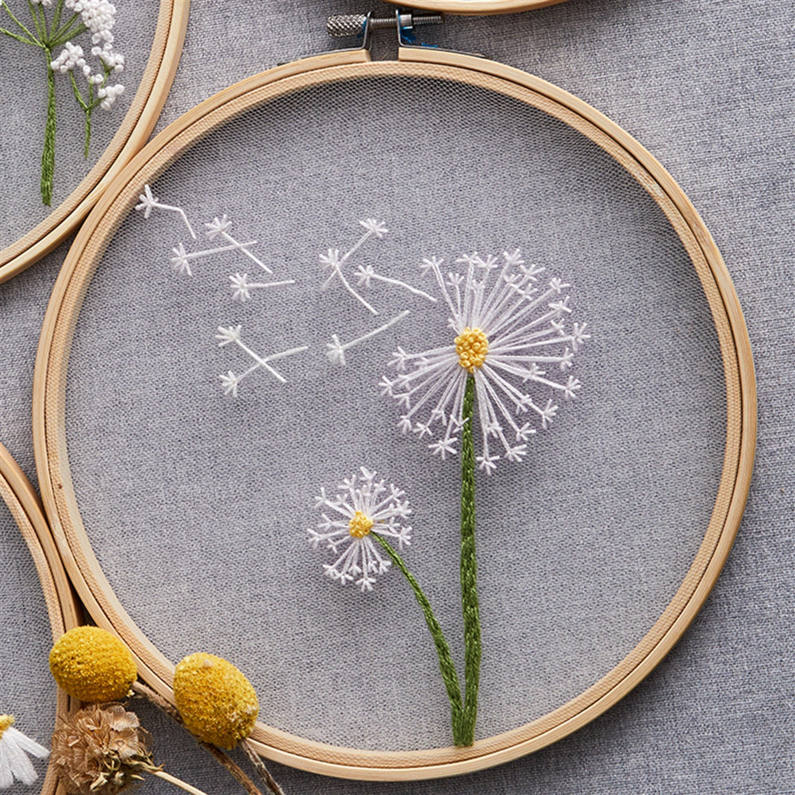 🌸DIY Embroidery Kit with Floral Patterns