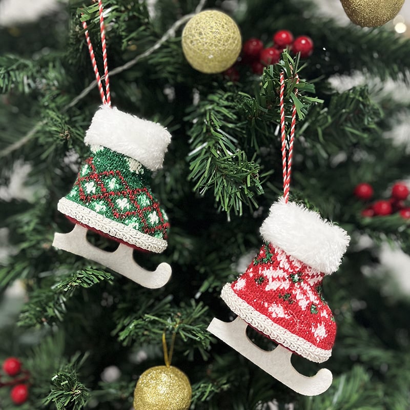 🎅✨Christmas Ice Skates Shoes Hanging Ornament