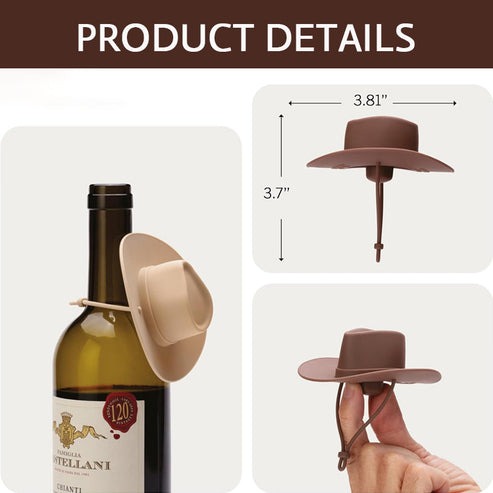 Cowboy Hat Wine Bottle Stopper