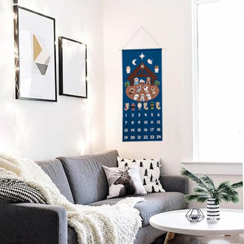 🎉Advent Calendar 2024-24 Fantasy Felt Christmas Advent Calendar