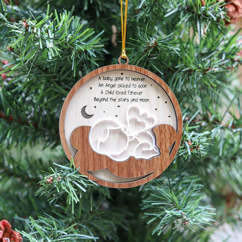 👼Baby Loss Christmas Sympathy Ornament🌺