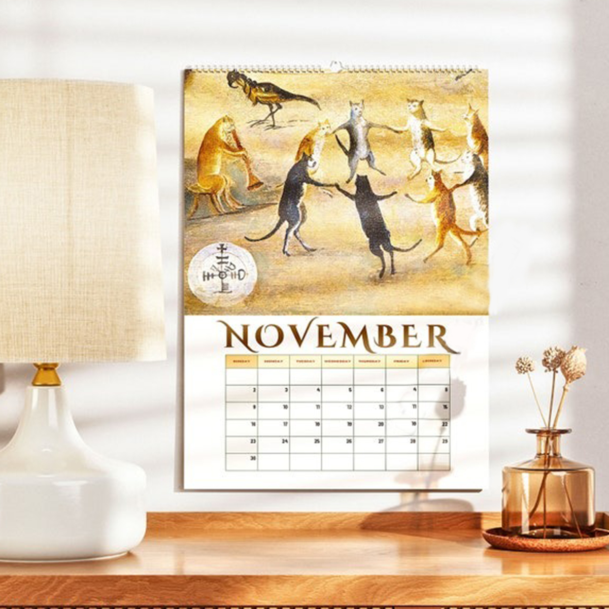 🔥2025 Music Cat Wall Calendar