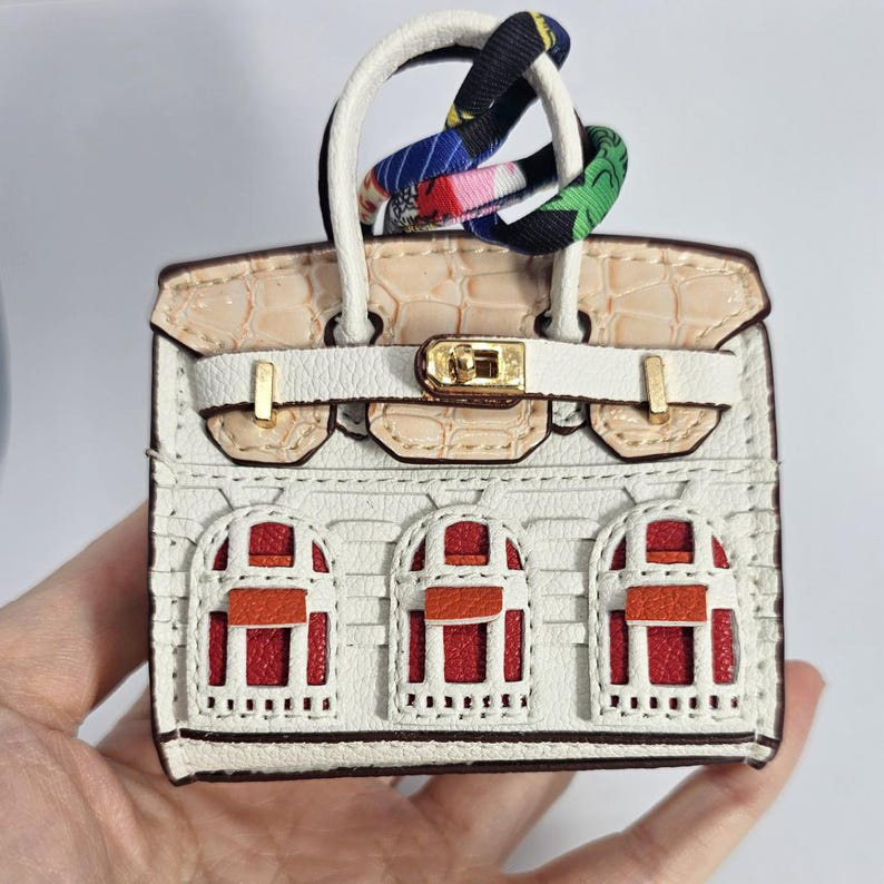 Mini handmade earphone or car key holder
