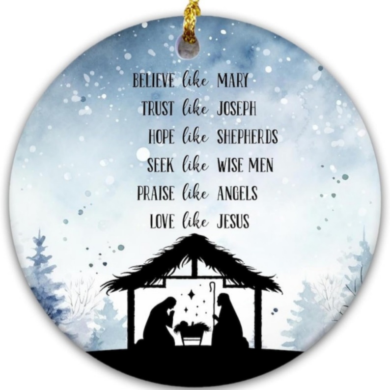 Nativity Christmas Ornaments 2024