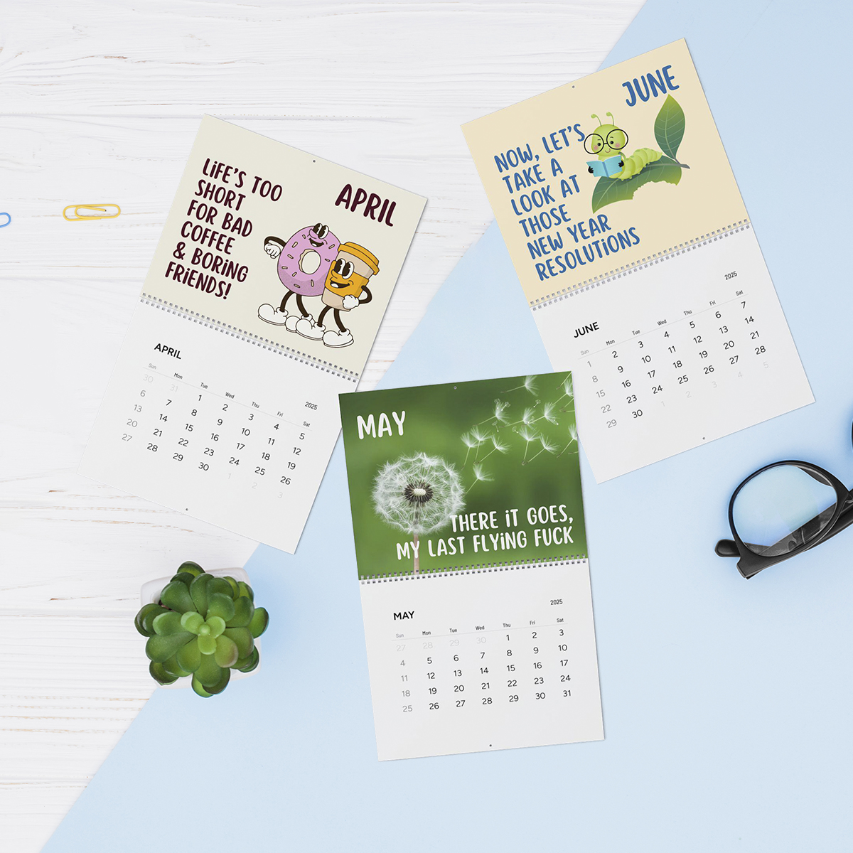 🎢🐶Here We Go Again 2025 Calendar