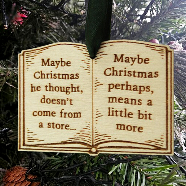 🔥LAST DAY SALE 49% OFF-The Grinch Book Christmas Ornament