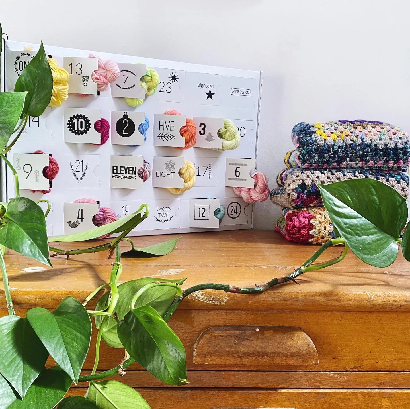 🧶Wool Advent calendar 2024🎁BUY 2 FREE SHIPPING