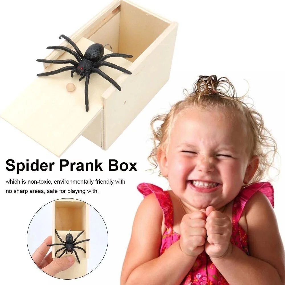 🎁Hot Sale Promotion-49% OFF🤣-Super Funny Crazy Prank Gift Box Spider
