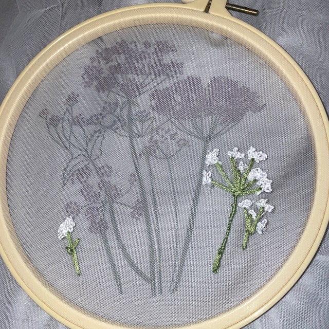 🌸DIY Embroidery Kit with Floral Patterns