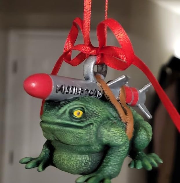 🐸Missile Toad Christmas Ornament