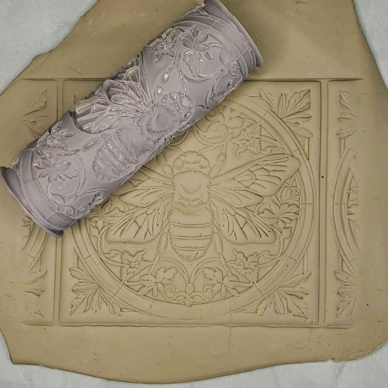 Clay Tile Roller - Owl