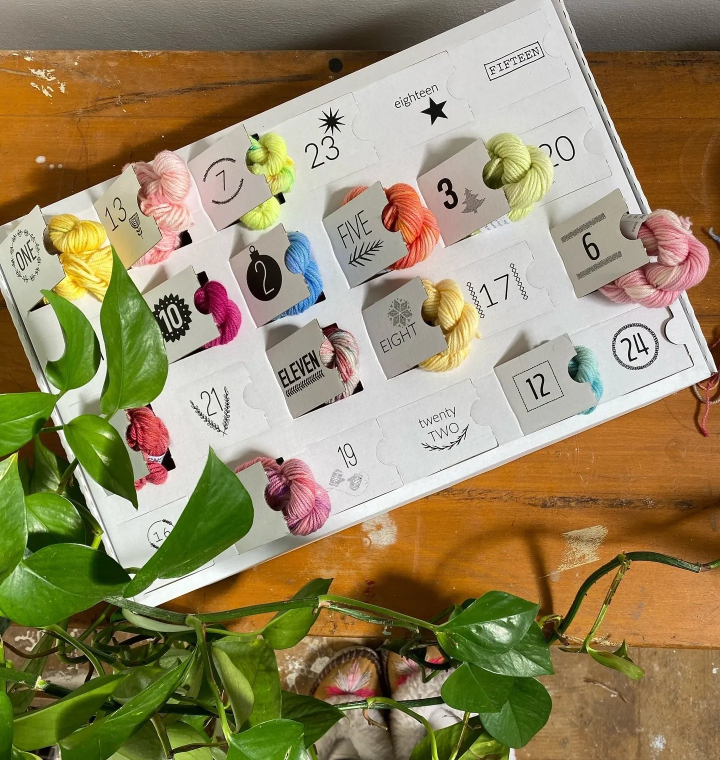 🧶Wool Advent calendar 2024🎁BUY 2 FREE SHIPPING