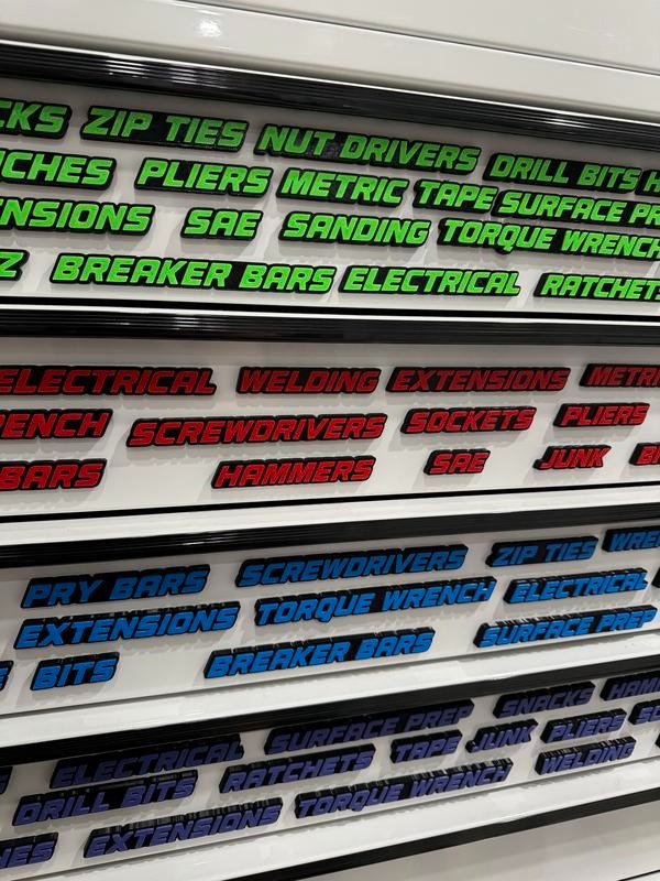 🎁Last Day Promotion🎁QRT Toolbox Drawer Tags