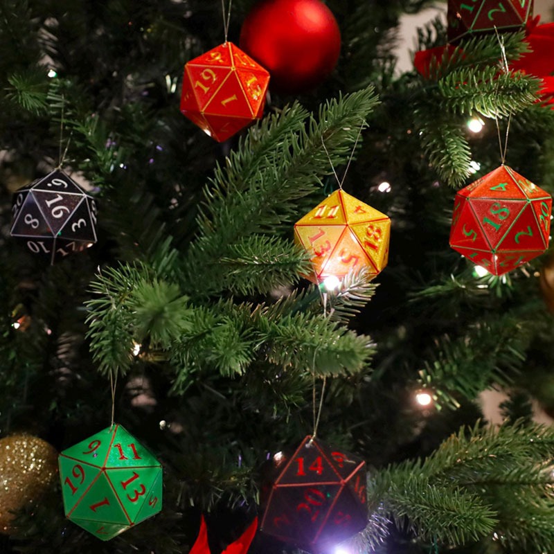 D20 Ornament - Hanging DnD charm dangler