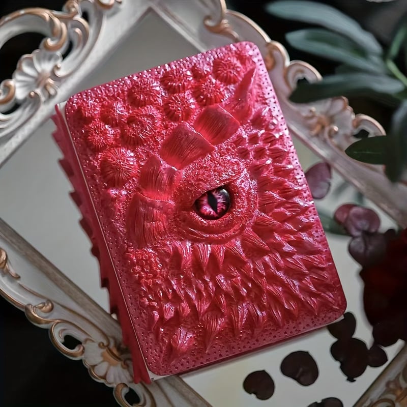 🐉Dragon Eye 3D Embossed Journal - Handmade Resin Engraved Notebook🐉
