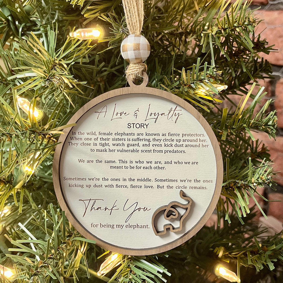 💖🎁Friendship Elephant Ornament