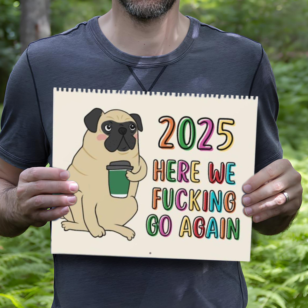 🎢🐶Here We Go Again 2025 Calendar
