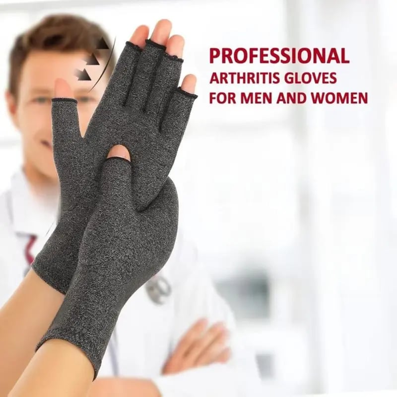 2 Pairs Half-finger Pressure Care gloves