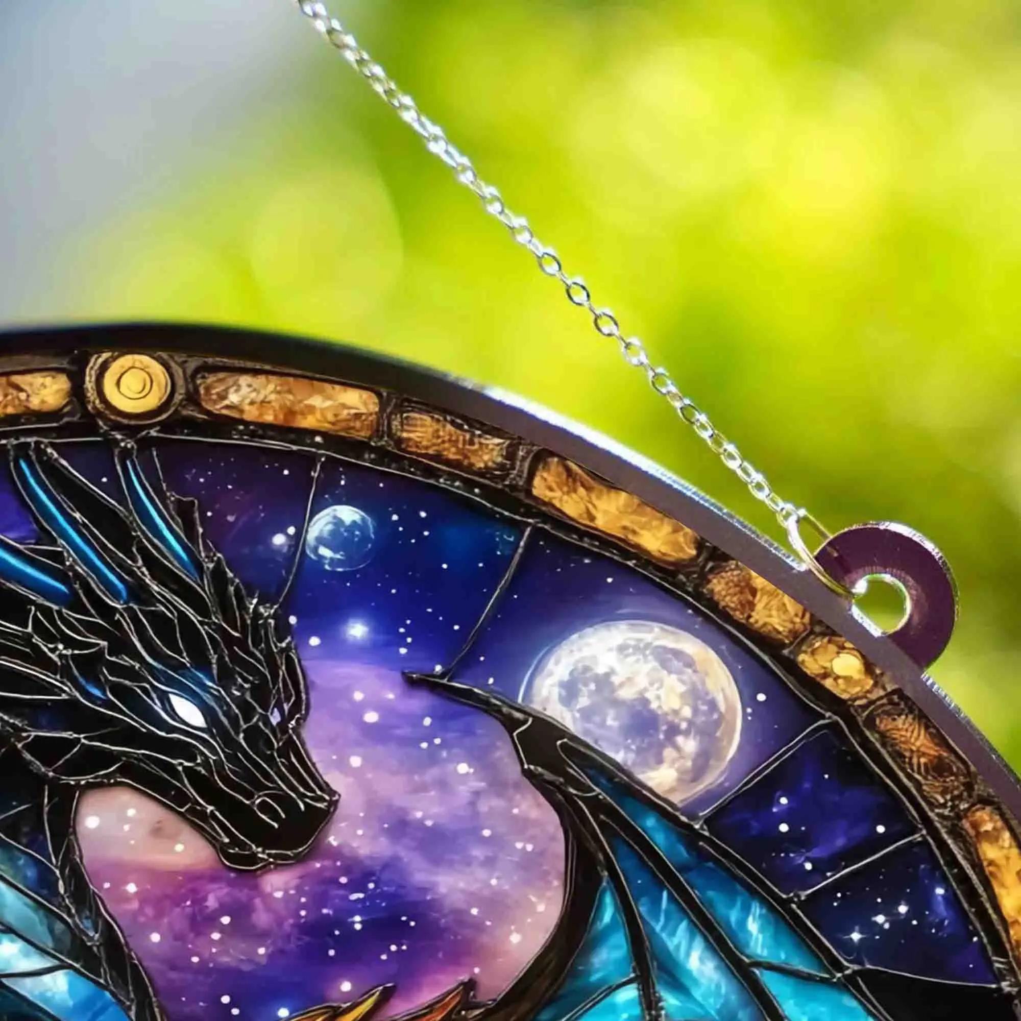 Fourth Wing Dragon Suncatcher Ornament