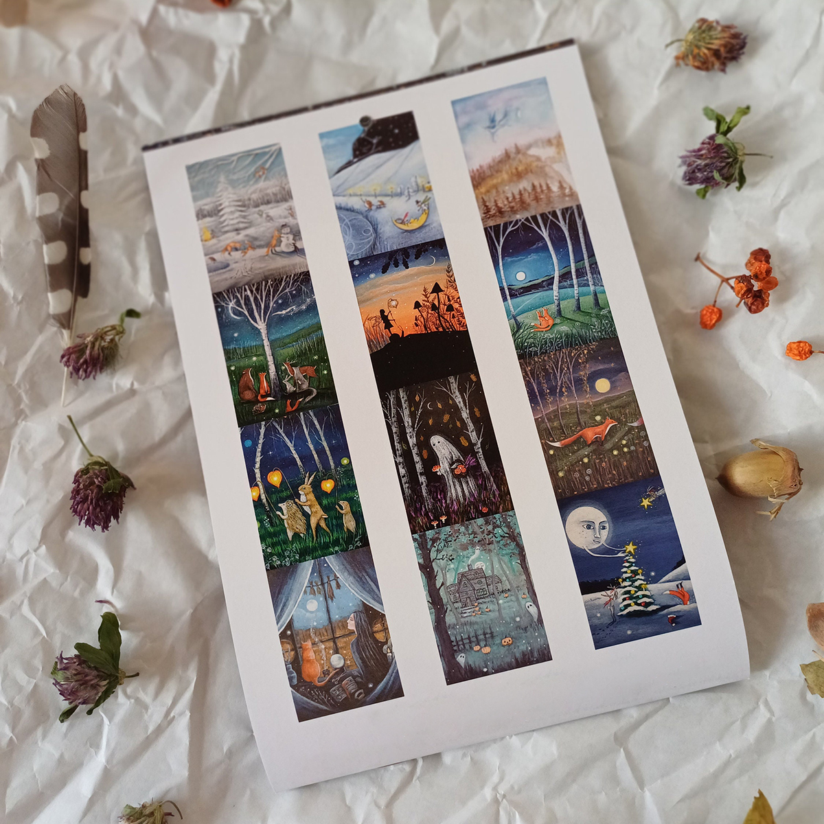 2025 Art Calendar – A Year of Whimsy