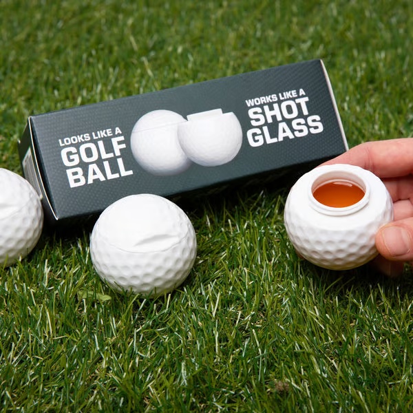 Best X-mas Gift| Golf Ball Shaped Shot Glass⛳