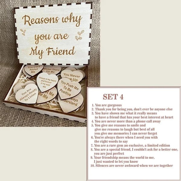 🔥 BIG SALE - 50% OFF🔥🔥"Reasons Why You Are My Friend" Friendship Gift