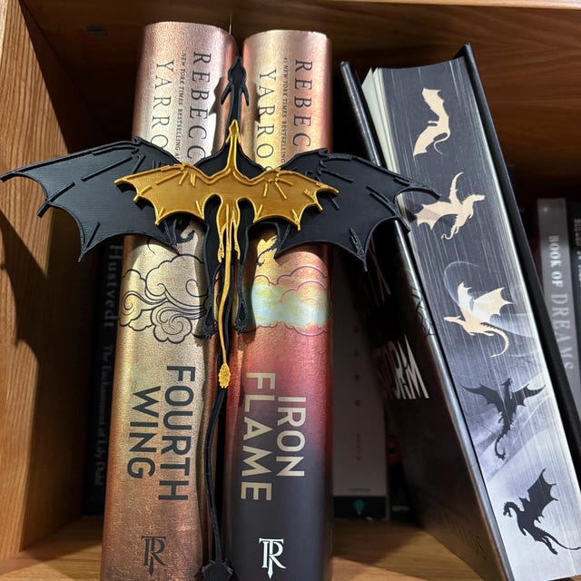 🐉📕Fourth Wing Double Dragon BOOK INSERT