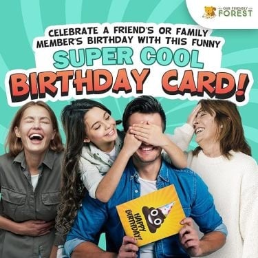 💩💩Plays & Sings Poo Plush Happy Birthday Card