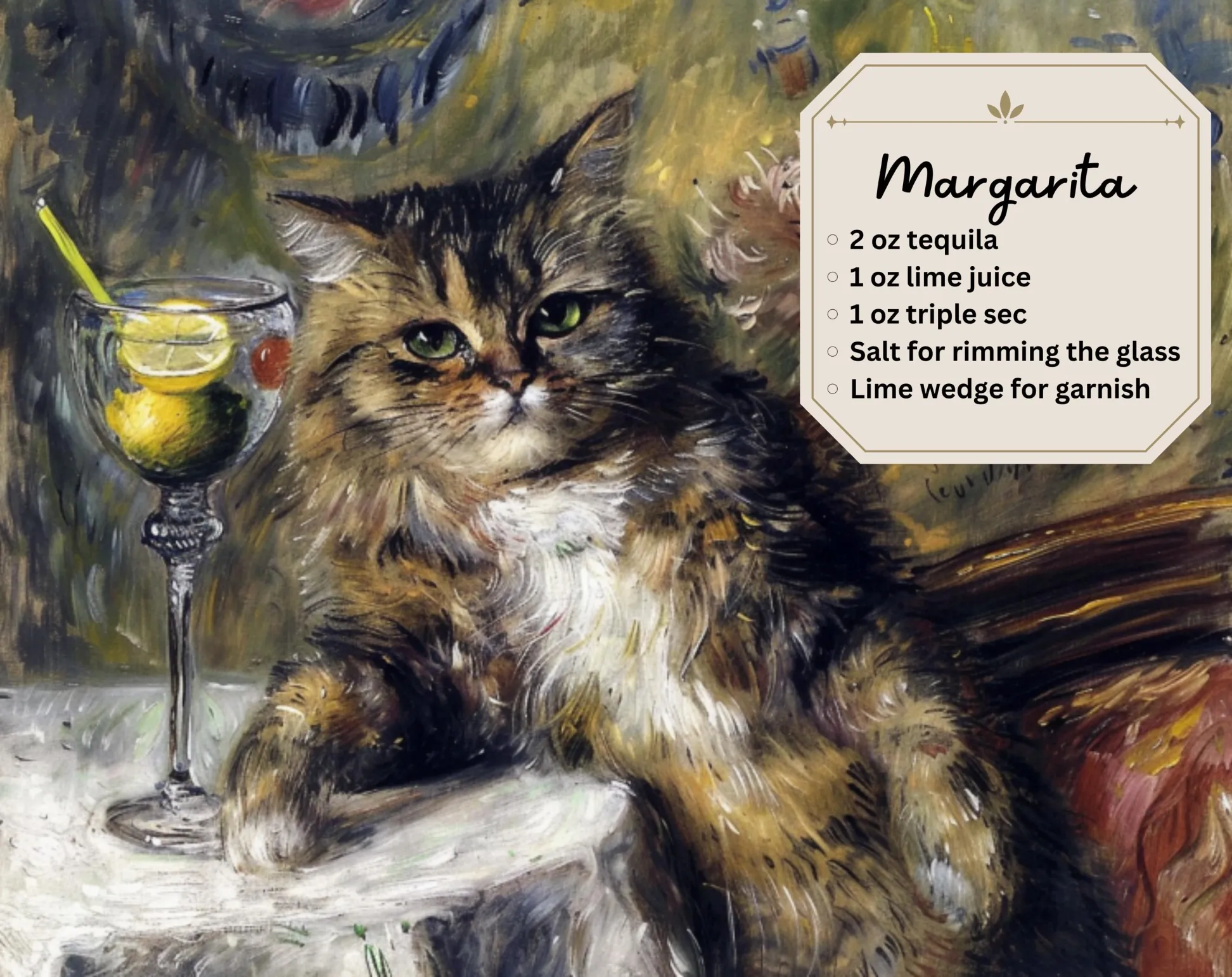 2025 Cat Cocktails Calendar