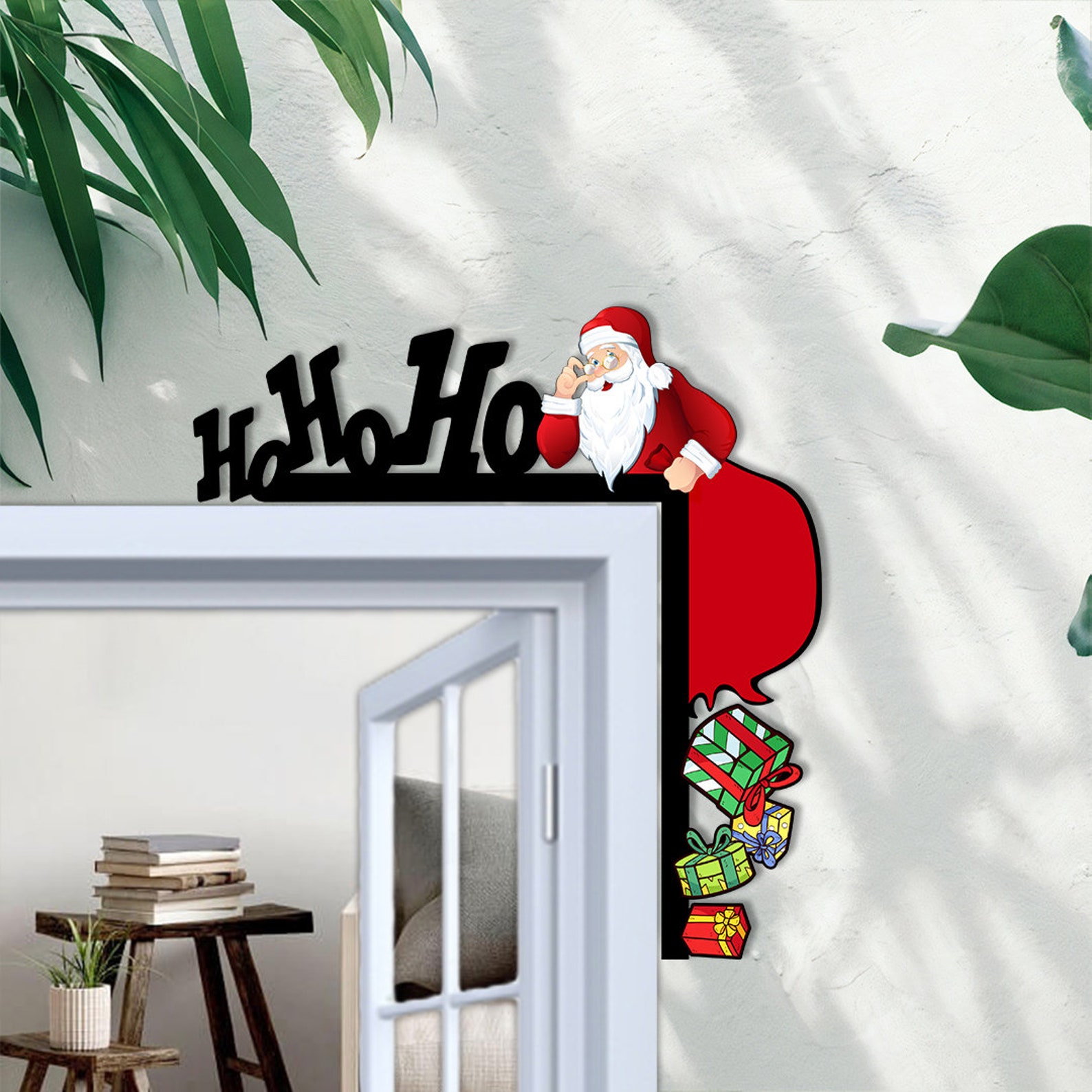 🎅Wooden Christmas Door Corner Decoration🎄