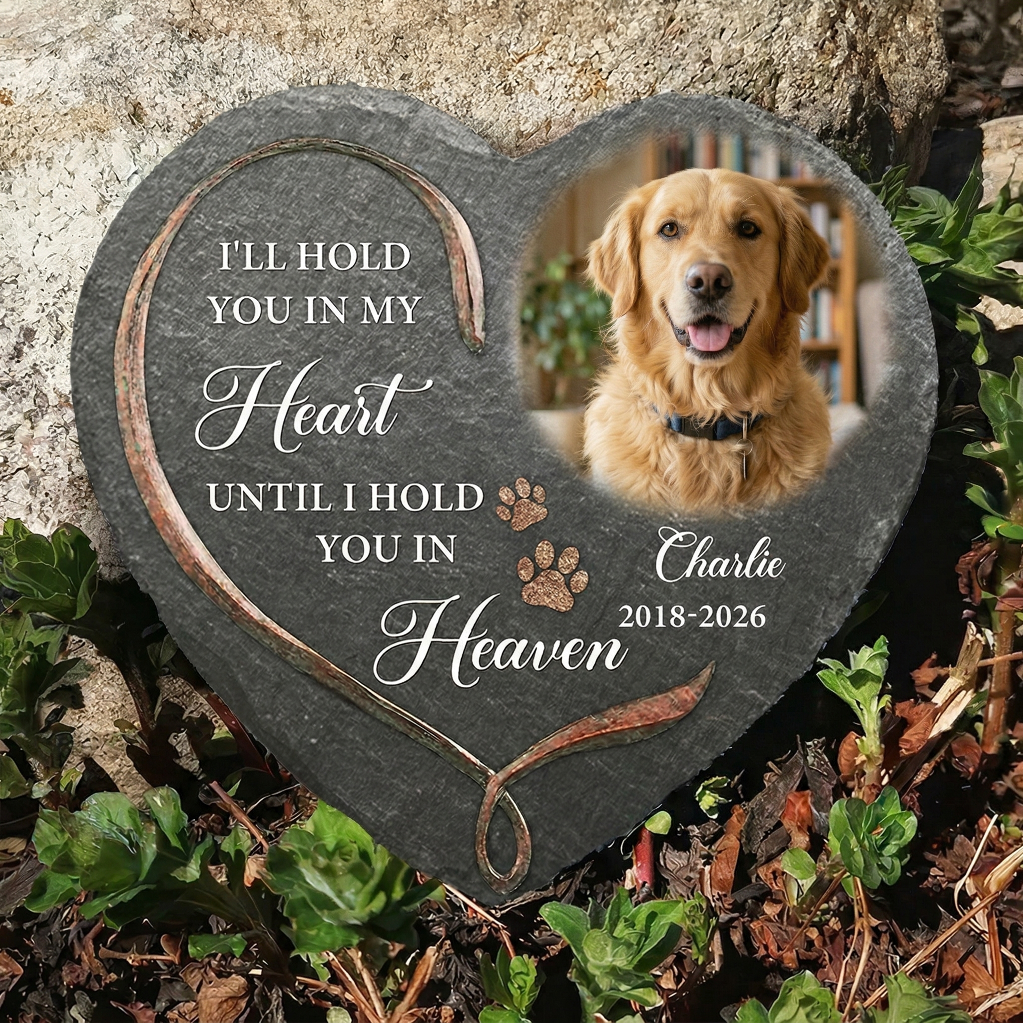 🐾 Personalized Pet Memorial Stone | Forever Hold Your Furry Friend in Heart