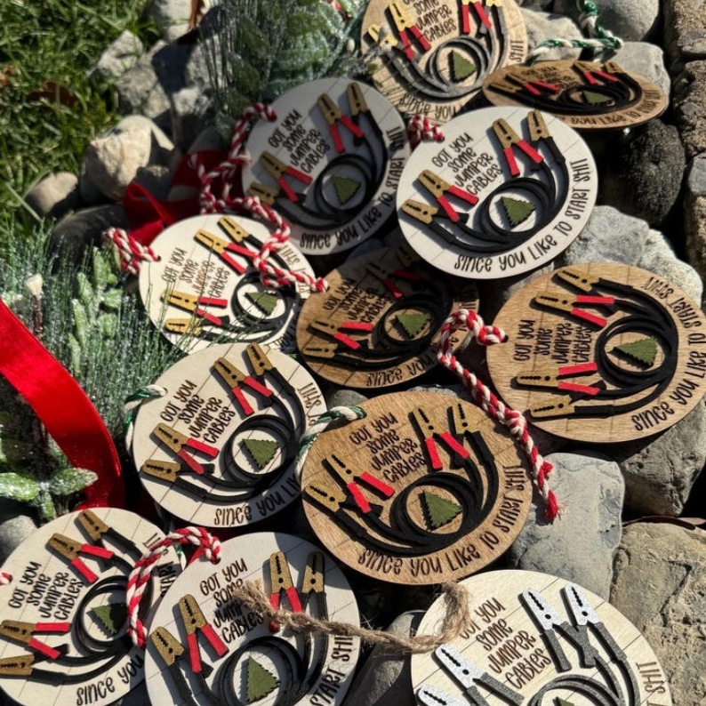 🤣I Got You Some Jumper Cables🤣-Christmas Ornament