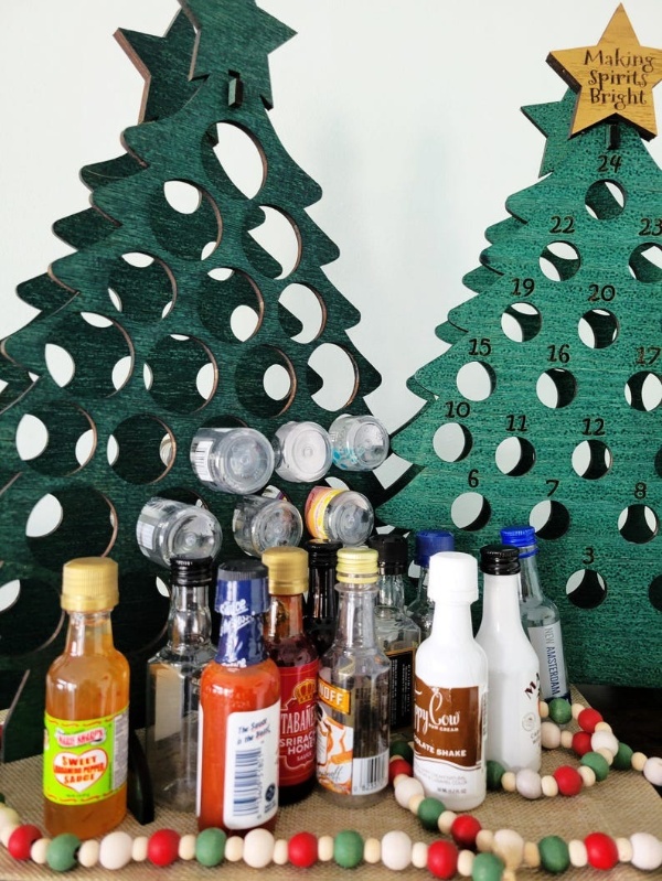🎄Christmas Advent Calendar Mini Liquor Tree🍾🍾