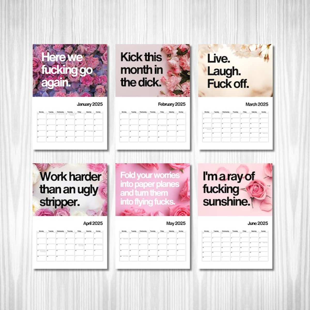 Funny Calendar 2025 For Women