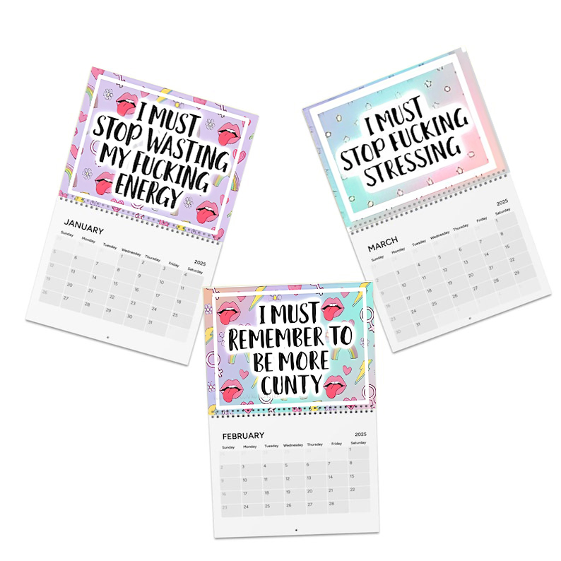 ”This Year I Must” Funny Calendar