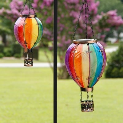 🔥Solar Hot Air Balloon with simulated flame effect