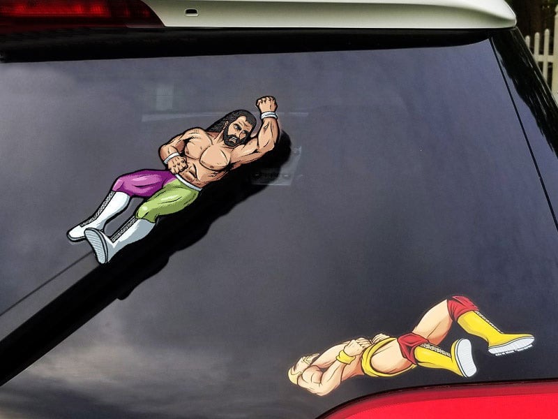 Elbow Drop Wrestling Windshield Wiper