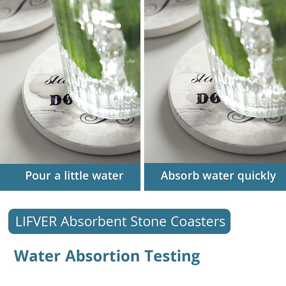 Funny Coasters for Drinks with Holder