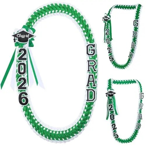 Lyrow Graduation Money Lei Class of 2026 Double Braided Lei Gift