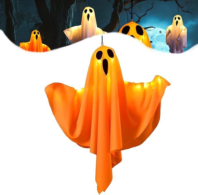 👻👻Halloween Decoration LED Glowing Ghost DIY Modeling Lights