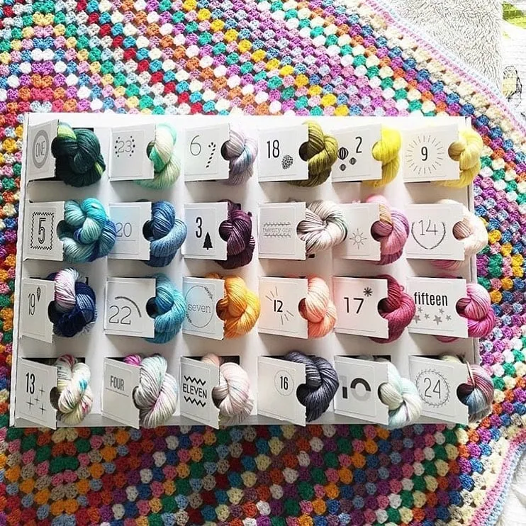 🧶Wool Advent calendar 2024🎁BUY 2 FREE SHIPPING