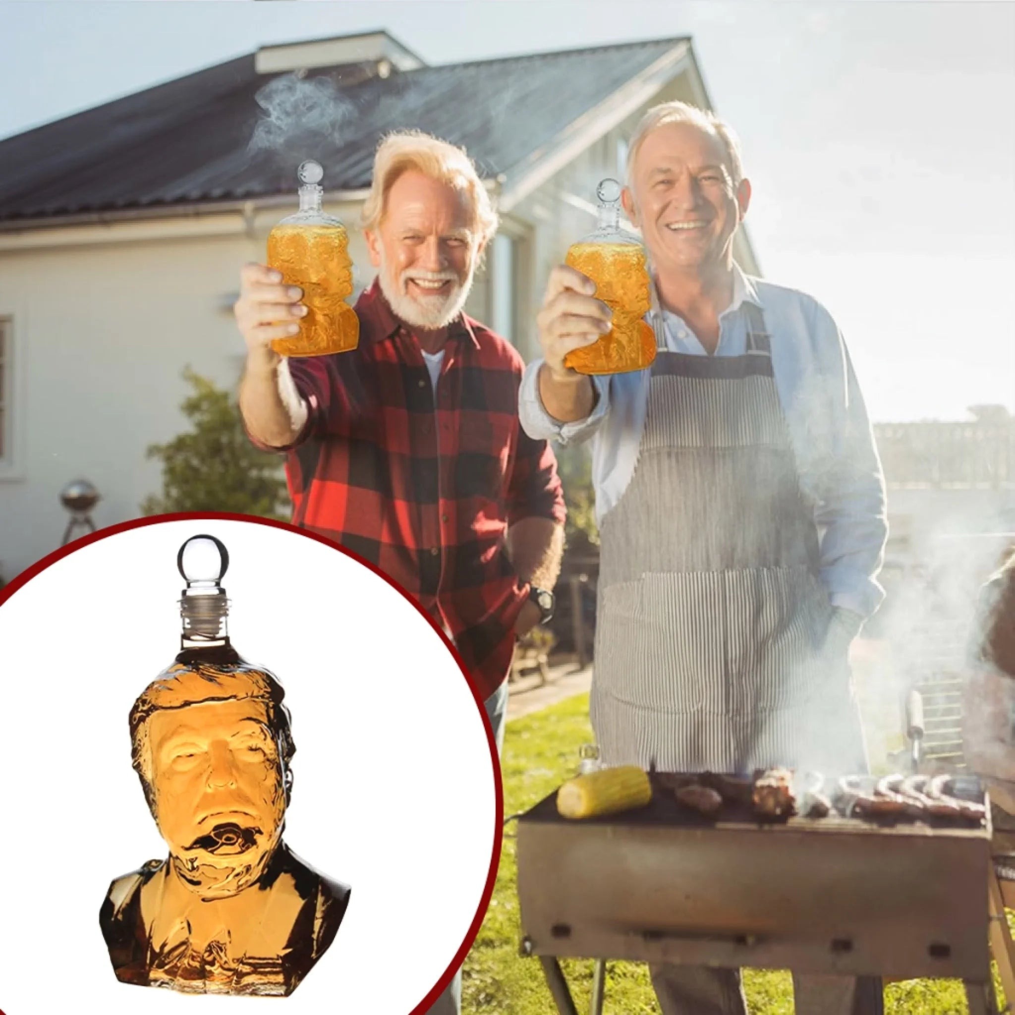 45 47 Republican State Whiskey Decanter -