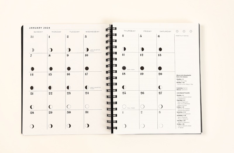 📚2025 Many Moons Lunar Planner