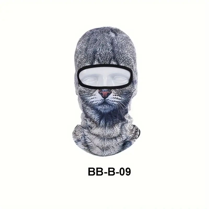 Funny Men's 3D Animal Balaclava Hat With UV Protection