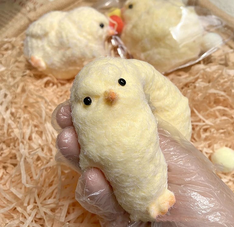 ❤️HOT SALE❤️Handmade Ultra Soft Furry Chick Toys