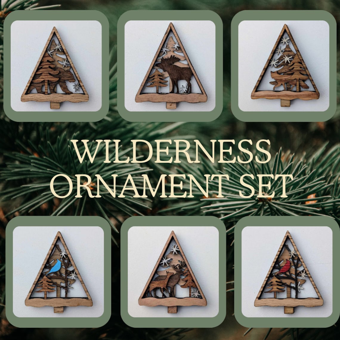 Wooden Animal Pendant