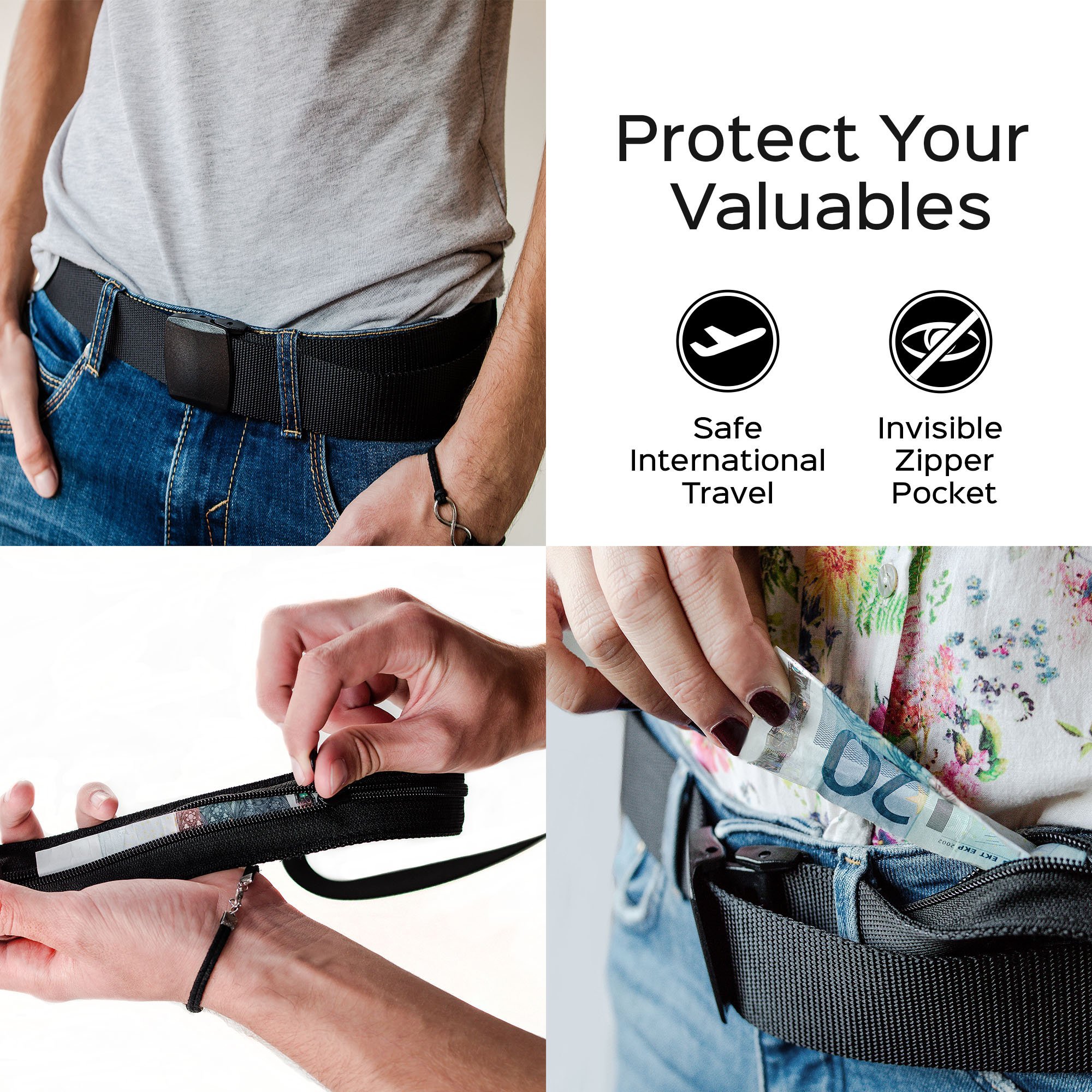 🔥Last Day 70% OFF🔥 Travel Money Belt 🎁Buy 2 & 80% OFF